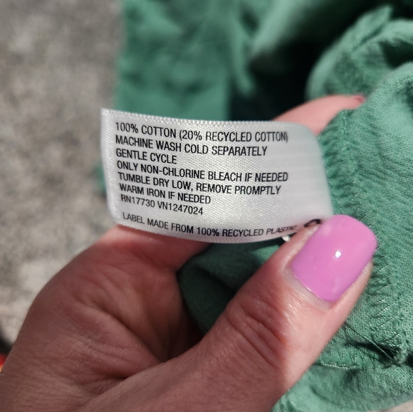 Universal Thread Green Ruched Backless Sundress - Picture 4 of 4